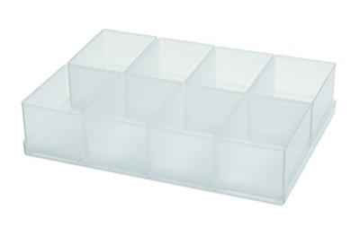 raaco A 8-1 Assortimentskoffer-inzet (l x b x h) 220 x 160 x 47 mm Aantal vakken: 8 Inhoud 1 stuk(s)