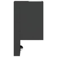 Buitenwandlampen 2 st met sensors gegoten aluminium zwart - thumbnail