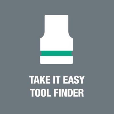 Wera 8740 A HF 1 Zyklop Bit-doppen-set met vasthoudfunctie, 1/4"-aandrijving, 5-delig - 1 stuk(s) - 05003345001