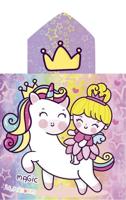 Poncho-Handdoek met Capuchon Secaneta Unicornprins 60 x 120 cm - thumbnail