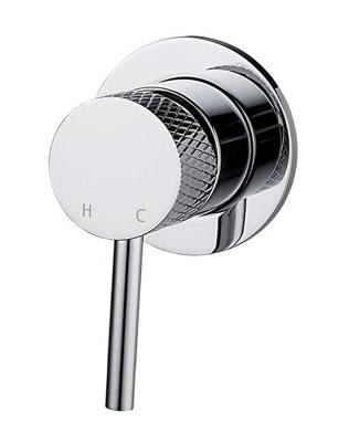 Inbouw Mengkraan Wiesbaden Ribbd Zonder Uitloop Chroom