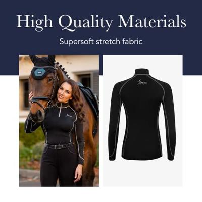 LeMieux Climate Base Layer techshirt petrol maat:l