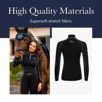 LeMieux Climate Base Layer techshirt petrol maat:l - thumbnail