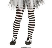 Pantykousen Zwart/Wit Kind - thumbnail