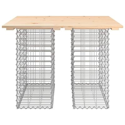 Tuinbank schanskorfontwerp 100x102x72 cm massief grenenhout