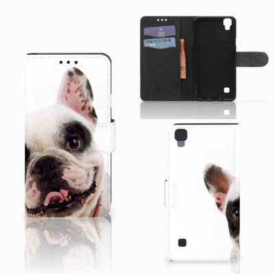 LG X Style Telefoonhoesje met Pasjes Franse Bulldog