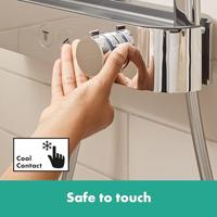Regendouche set HansGrohe Pulsify S Showerpipe 260 1 Jet EcoSmart Met ShowerTablet Select 400 Chroom - thumbnail