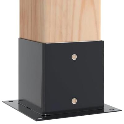 VidaXL Paonderstellen vierkant 12 st 141x141 mm gepoedercoat staal VidaXL Paonderstellen vierkant 12 st 141x141 mm gepoedercoat staal