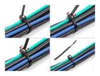 Delock 19468 Kabelbinder Zwart 50 stuk(s) - thumbnail