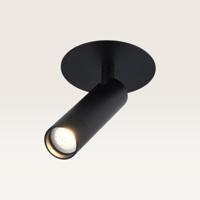 Inbouwspot Mavion nero - GU10-fitting - Spotlight - Zwevend licht - IP20 voor binnen - Zwart - Met doorlusbedrading - thumbnail