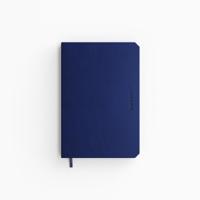 Notitieboek de KEMPEN Silence 110x160mm blanco 160 pagina&apos;s 90gr donkerblauw - thumbnail
