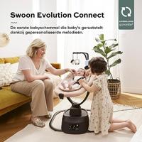Verbonden elektrische schommel BABYMOOV Swoon Evolution Connect beige - thumbnail