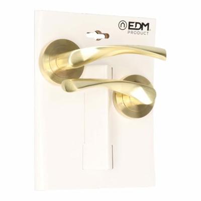 Handgrepen EDM 86031 707 Aluminium Ø 6,5 x 12 cm Blik Gouden