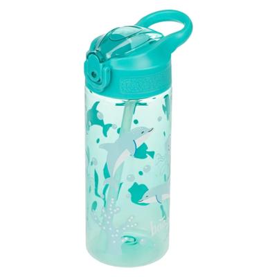 Baagl Dolfijn Drinkfles 500ml met Rietje