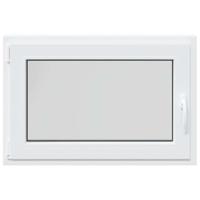 Kelderraam "RISOR" 90x50 cm draai-kiep DIN links wit - thumbnail