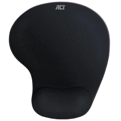 ACT Ergonomische muismat met polssteun, zwart ACT Ergonomische muismat met polssteun, zwart