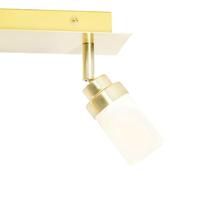 QAZQA Moderne badkamer spot messing 2-lichts IP44 - Japie - thumbnail