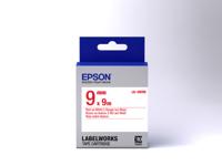 Epson C53S653008 Rood op wit labelprinter-tape - thumbnail