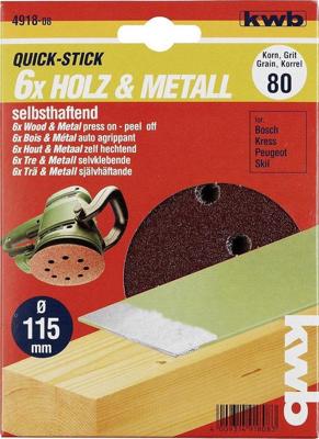 Schuurschijf klit k40 115 5st KWB - Kwb Schuurschijf klit k40 115 5st KWB - Kwb