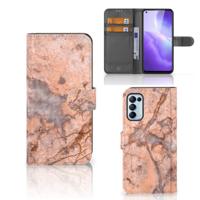 OPPO Find X3 Lite | Bookcase | Marmer Oranje - thumbnail