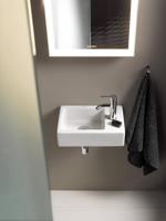 Duravit Vero Air Fontein - 38x25cm - kraangat rechts - wit 0724380000 - thumbnail