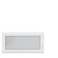 Kelderraam RISOR 120x60 cm draaikiep-draai DIN links wit - thumbnail