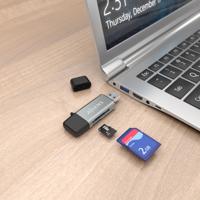 Kaartlezer Aisens ASCR-2AC11-GR Grijs - thumbnail