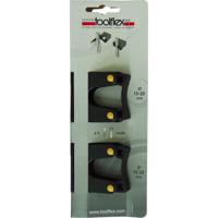 Toolflex steelklem zwart dia 15/20mm (2st) - thumbnail