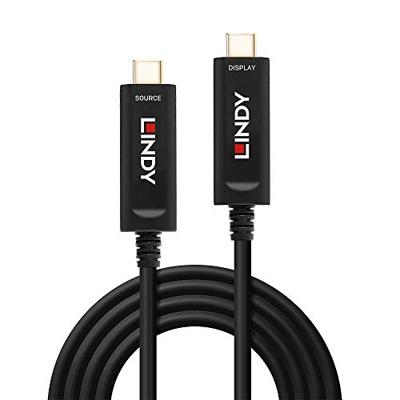 Lindy 38503 Displayport 1.2 Audio/Video 21.6Gbps USB Type-C 15m Lindy 38503 Displayport 1.2 Audio/Video 21.6Gbps USB Type-C 15m