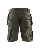 Blåkläder Service short met spijkerzakken 14941330 | Groen/Zwart | Maat 54 - 7330509688564 - thumbnail