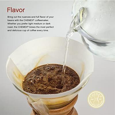 Chemex koffiefilters - FS-100 Bonded (gevouwen) - 100 stuks