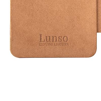 Lunso - Lederen sleepcover hoes - Kobo Nia (6 inch) - Cognac Lunso - Lederen sleepcover hoes - Kobo Nia (6 inch) - Cognac