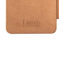 Lunso - Lederen sleepcover hoes - Kobo Nia (6 inch) - Cognac - thumbnail