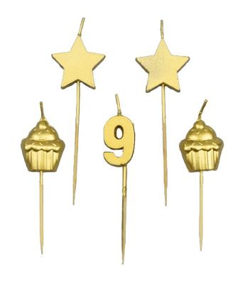 Paperdreams Taartkaarsjes - 9 jaar