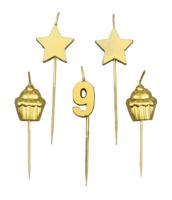 Paperdreams Taartkaarsjes - 9 jaar - thumbnail