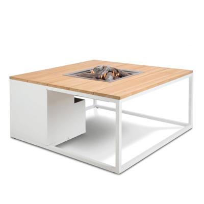 Cosi: Cosiloft 100 Vuurtafel Teak tafelblad - wit - thumbnail