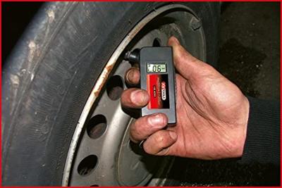 KS Tools 100.4060 Digitale bandenspanning- en bandenprofieldieptemeter