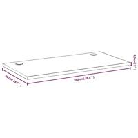 Bureaublad 100x50x2,5 cm bamboe - thumbnail