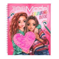 Topmodel Kleurboek Met Pailletten - thumbnail