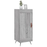 Dressoir 34,5x34x90 cm bewerkt hout grijs sonoma eikenkleurig - thumbnail
