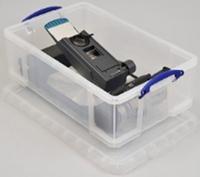 Really Useful Box 50l, transparant, per stuk verpakt in karton - thumbnail