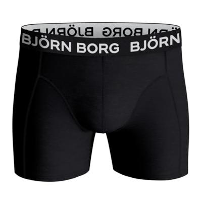 Bjorn Borg 7-pack heren boxershort - Zwarte heren onderbroeken katoen - Bjorn Borg onderbroeken