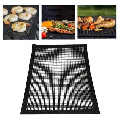 Barbecue grillen van hittebestendig Non-stick gaas BBQ-bakken Mat formaat: 40 x 30cm Barbecue grillen van hittebestendig Non-stick gaas BBQ-bakken Mat formaat: 40 x 30cm