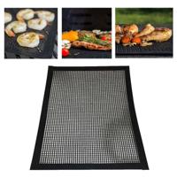 Barbecue grillen van hittebestendig Non-stick gaas BBQ-bakken Mat formaat: 40 x 30cm - thumbnail