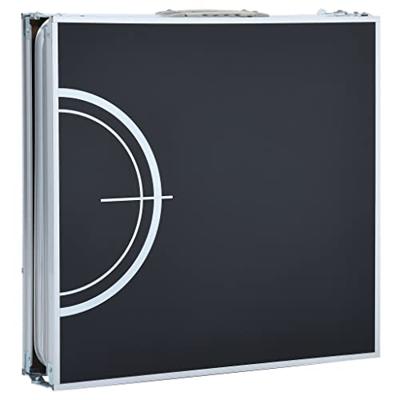 VidaXL Bierpongtafel inklapbaar 240 cm zwart