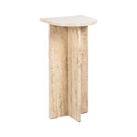 Richmond Bijzettafel 'Costello' Travertin, 26 x 26cm - thumbnail