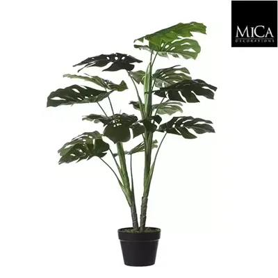 Kunstplant Monstera 2-stammig 100cm