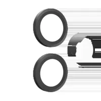 BodyGuardz Pure 3 lensbeschermers iPhone 17 - Black - thumbnail