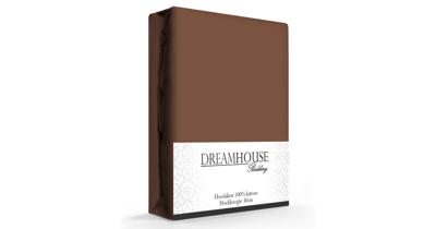 Dreamhouse Dreamhouse Katoen Hoeslaken Brown Dreamhouse Dreamhouse Katoen Hoeslaken Brown