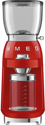 Smeg CGF11RDEU koffiemolen 150 W Rood, Transparant